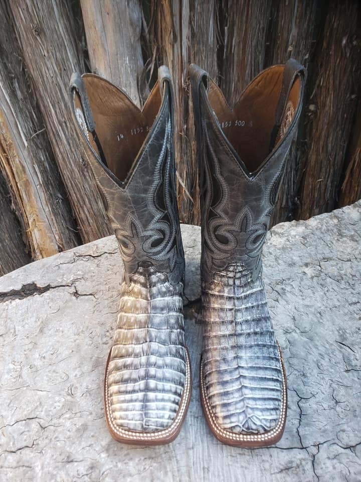 Crocodile Belly Boots Exotic Collection Texas Outlaw Boot and